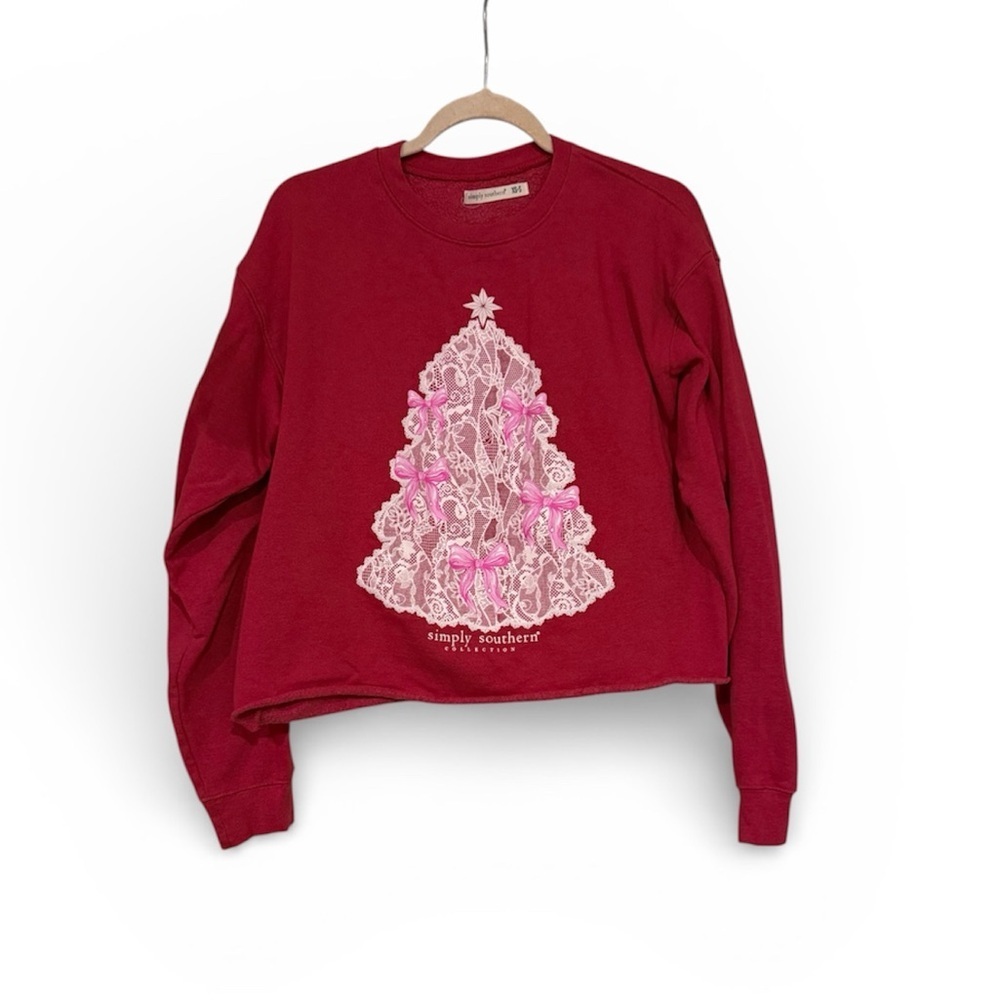 Lace Christmas Tree Sweatshirt​​